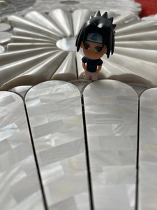 <span class=keywords><strong>Mosaico</strong></span> in Marmo Bianco di Carrara di Lusso con Conchiglie Miste per Decorazione Murale, Realizzato con Tecnologia Water Jet - Product Image 3