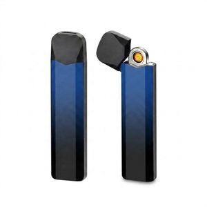 Hot Sales Personalization Custom logo <b>Windproof</b> Cigarette <b>Lighter</b> Metal Electric <b>Lighter</b> for Smoke - Product Image 4