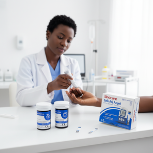 ชุดแผ่นทดสอบระดับน้ำตาลในเลือดแบบเร็ว 50 ชิ้น ปลอดภัย AQ Angel - Product Image 3