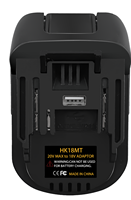 Adaptateur de batterie HK18MT avec port USB pour batterie Hikoki 18V Li ion convertir en outils électriques sans fil MakitaS