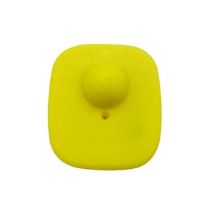Etiqueta Dura de Alarma EAS RF 8.2MHz de Material ABS Amarillo RF-XFY con Pin para Tiendas de Ropa, Suministro Directo de Fábrica al Por Mayor - Product Image 1