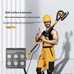 Neue selbst ansaugende bürstenlose Wand polier maschine in Industrie qualität Long Rod Double Lamp Belt Sandpapier Kitt Schleif schleifer - Product Image 4