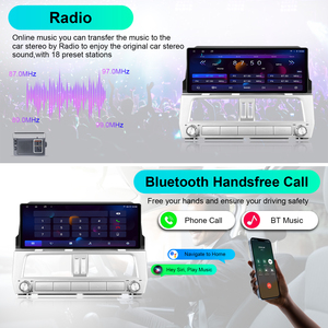 Reproductor <span class=keywords><strong>de</strong></span> DVD para Auto Android con Pantalla CarPlay <span class=keywords><strong>de</strong></span> 12.3 Pulgadas, Directo <span class=keywords><strong>de</strong></span> Fábrica, para TOYOTA PRADO 150 2018-, Multimedia, Video, Estéreo, WIFI, DSP, Radio BT - Product Image 6