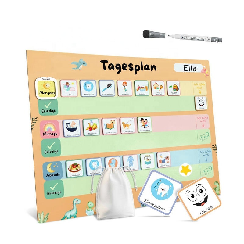 Children s Weekly Planner Montessori Magnetic