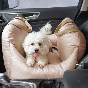 Porte-animaux de <span class=keywords><strong>voiture</strong></span> universel de haute qualité, solide, pratique, confortable, portable, antidérapant, réglable, avec tapis en lin lavable - Product Image 4
