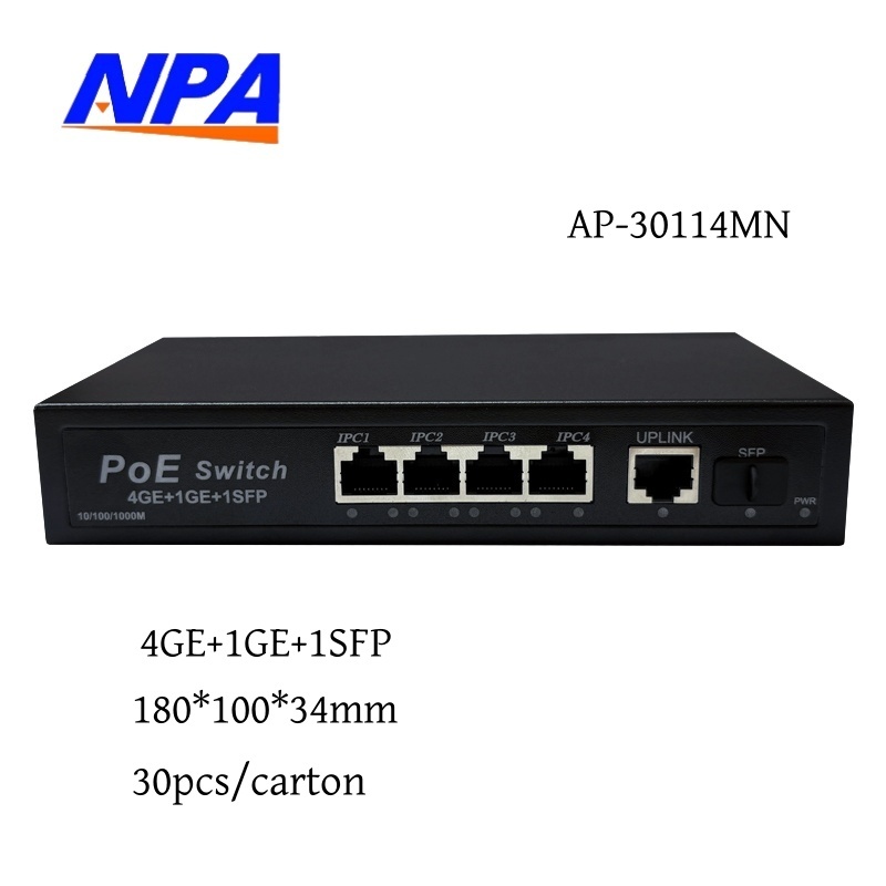 Gigabit 4+2 PoE Network Switch with QoS Function & CCTV Monitoring Compatible with for Hikvision Cameras · image 4