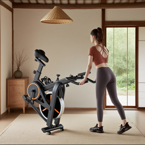 Vélo <span class=keywords><strong>de</strong></span> <span class=keywords><strong>spinning</strong></span> YUNPAO, best-seller <span class=keywords><strong>de</strong></span> l'usine, équipement <span class=keywords><strong>de</strong></span> fitness familial, vélo d'exercice avec volant d'inertie <span class=keywords><strong>de</strong></span> 6 kg pour unisexe - Product Image 3
