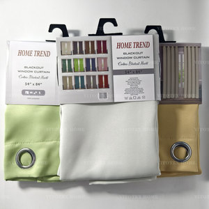Cortinas de Lino Sintético Decorativas Opacas de Lino Fino 2025 de Gran Venta con Cortinas de Ventana de Poliéster Surtidas y Cuerda Tejida - Product Image 1