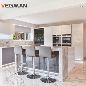 L a forma di Villa armadi da <span class=keywords><strong>cucina</strong></span> angolo moderno angolo angolo dispensa unità Base con Design dell'isola - Product Image 1