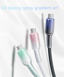 Nhà Máy Giá 120W Pd Nhanh Chóng Sạc Sạc Sạc Cáp <span class=keywords><strong>USB</strong></span> Sạc Cáp Nylon Sạc Cáp Với Pha Lê Shell Cho Loại C Các Thiết Bị 2M - Product Image 6