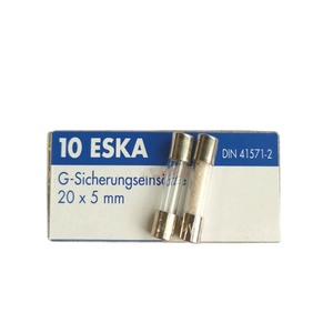 Fusible de Vidrio de Audio de Velocidad Media <span class=keywords><strong>ESKA</strong></span> M2/250E de Alemania, 100mA, 125mA, 200mA, 315mA, 500mA, 630mA, 800mA, 1A, 1.25A - Product Image 1