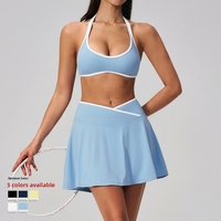 Ensembles de jupes de tennis deux pièces OEM/ODM pour femmes, ensemble mini-jupe 2 pièces, jupe-short de golf, jupes athlétiques, tenue de pickleball