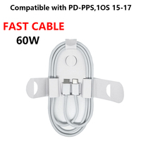 Para iPhone 16-15 Cable USB de carga rápida Tipo-C a Tipo-C 30W-45W-60W PD para datos de teléfonos móviles y portátiles Mac