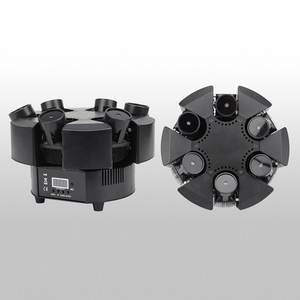 <span class=keywords><strong>Fari</strong></span> mobili Laser <span class=keywords><strong>RGB</strong></span> a 6 teste con luce Laser per Night Club - Product Image 6