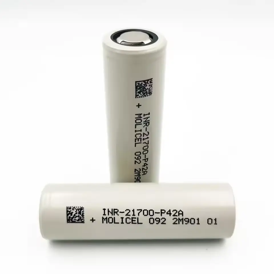 Bateria original Molicel Inr21700 P42A 4200mah Li-ion Bateria recarregável de alta taxa de descarga Bateria do pacote de células Molicel P42A