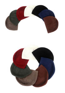 หมวกกุฟฟี่แบบถักโครเชต์สไตล์อาหรับอิสลาม  หมวกคลุมศีรษะแบบถักลายแจ็คการ์ดสำหรับละหมาด หมวกกุฟฟี่มุสลิมสำหรับผู้ชาย ผ้าพันคอและผ้าคลุมไหล่แบบดั้งเดิม - Product Image 2