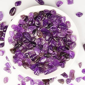 Figurine de Bouddha artisanale en améthyste uruguayenne naturelle, gravier de quartz poli, écologique, pour la décoration intérieure et la vente en gros - Product Image 4