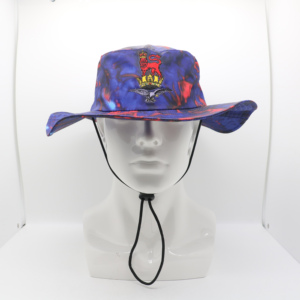Casquette unisexe personnalisée avec cordons, logo brodé pour le cyclisme quotidien, la pêche, impression de motifs colorés - Product Image 2