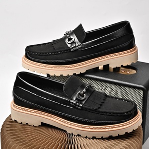 Zapatos Oxford de Piel Genuina con Cordones, para Hombre, con Logotipo Personalizado, Disponibles en Stock, para Verano y Otoño, Ideales para Bodas, Oficina y Carrera Profesional, Antideslizantes - Product Image 3