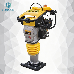 Compacteur à essence Lonsen pour pavage de cour résidentielle HCR90, plaque de 330*275 mm, haute efficacité, 4-7 CV, construction routière - Product Image 6