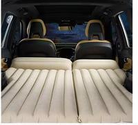 Matelas gonflable de voiture à surface souple floquée, lit pneumatique de voiture SUV, siège arrière de voiture auto-conduite, matelas gonflable