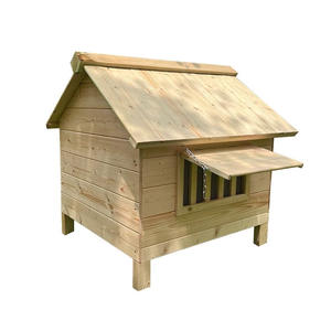 Nichoir pour <span class=keywords><strong>chien</strong></span> en bois massif pour l'extérieur et grand <span class=keywords><strong>chenil</strong></span> résistant aux intempéries et à la pluie, livré avec une housse de pluie et un <span class=keywords><strong>kit</strong></span> d'installation - Product Image 4