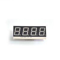 Layar LED 7 Segmen 4 Digit 0,56 Inci Anoda Bersama SMD Tabung Digital untuk Panel Instrumen Meter Industri