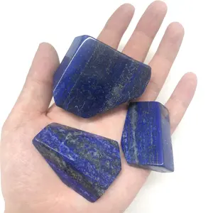 Lapis Lazuli Sekitar 4-6 Cm Kristal Alami Kualitas Tinggi Lapis Lazuli Bentuk Bebas untuk Dekorasi