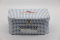 Vente à Chaud Mini Valise Écologique Boîte Cadeau pour Enfants Personnalisé Usine Logo Personnalisé Recyclable Rigide En Relief Art