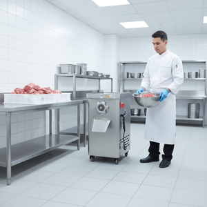 Nueva <span class=keywords><strong>Picadora</strong></span> <span class=keywords><strong>de</strong></span> Carne Eléctrica <span class=keywords><strong>de</strong></span> Alta Producción, Máquina Comercial para Procesar Carne Fresca y Congelada Meijin - Product Image 1