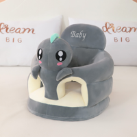 Canapé pour bébé, chaise de soutien pour bébé, siège de toilette en peluche en forme d'animal, chaise haute pour tout-petit, canapé pliable pour enfants apprenant à s'asseoir et à manger