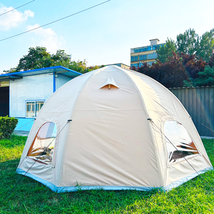 Tente de camping gonflable octogonale géante en TPU avec port AC et écran de projection pour le camping en groupe - Vente en gros - Product Image 4