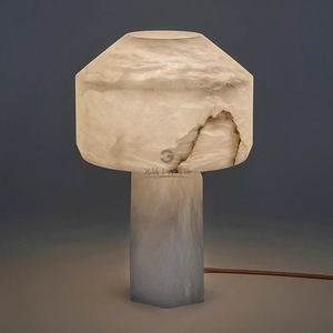 Marble Table <b>Lamp</b> H430mm 290mm <b>Led</b> <b>Light</b> Source E27 Switch Control Study Room Lighting - Product Image 1