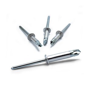 Remache ciego autoperforante NEX Fast Rivet 4.8 x 20 mm, de aluminio y acero, sin pintar, 100 unidades - Product Image 1