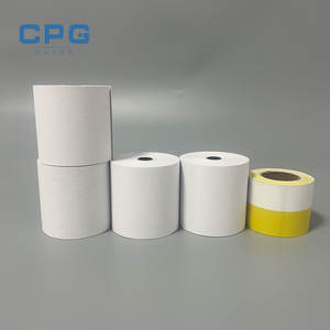 Papier thermique pour machine de point de vente Clover, rouleau de papier thermique jumbo, prix d'usine, 80x80 mm, 57x40 mm - Product Image 1