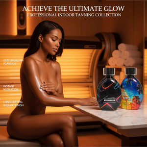 Lotion bronzante végane professionnelle aux herbes pour lits de bronzage 400X Ultra Dark Bronzer à action rapide pour le soin de la peau du corps - Product Image 6