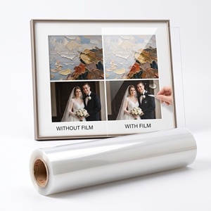 <span class=keywords><strong>Film</strong></span> protecteur en PET haute clarté auto-réparateur, résistant aux rayures et anti-jaunissement pour écran et couvercle d'objectif - Product Image 1