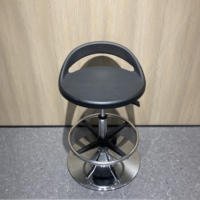Chaises de bar pivotantes réglables en hauteur de haute qualité avec base ronde, tabourets rotatifs pour magasin de bureau Lobby Lounge Shop Bar Furniture