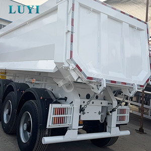 Trailer Semi Dump 3 <span class=keywords><strong>Sumbu</strong></span> 3 As 50 Ton, Trailer Tipper Hidrolik, Truk Tipper Traktor - Product Image 5