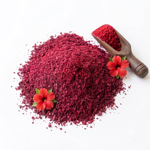 Poudre d'hibiscus traditionnelle Rosa Sinensis pour les applications de coloration capillaire à base de henné - Product Image 1