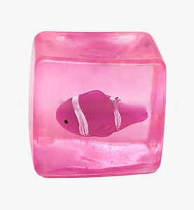 Juguete de descompresión de rebote lento de pez payaso luminoso, juguete de apretar de azúcar de malta con forma de cubo de hielo, superventas transfronterizo - Product Image 6