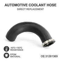 31261896 HUAPENG Tuyau d'intercooler turbo XC90 MK1 2003-2014 2.5T B5254T2 Turbocompresseur, entrée renforcée en caoutchouc EPDM, OEM