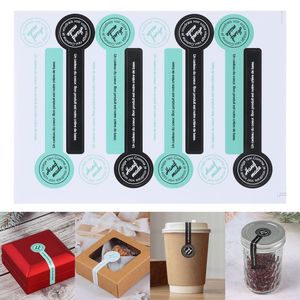 Etiquetas <span class=keywords><strong>de</strong></span> Embalaje <span class=keywords><strong>de</strong></span> Alimentos Transparentes para Pasteles Ingleses Largos y Coloridos, Mille-Feuille, Mousse, para Uso Industrial - Product Image 5