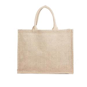 Bolsa de Yute Grande y Elegante para el Mercado de Agricultores, Compras, Picnic y Artículos Esenciales Diarios, Disponible a Precio de Fábrica, de Exportador Indio - Product Image 2