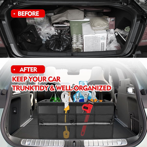 Caja Organizadora Plegable y Portátil para Maletero de Coche, Almacenamiento Plegable para Comestibles y Uso Diario con Asa y Tapa - Product Image 5