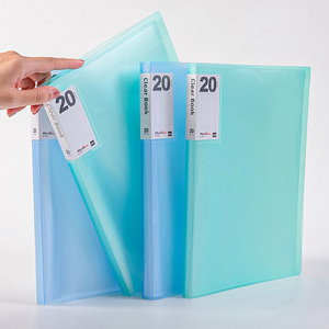 A4 lettera dimensione PP materiale di plastica presentazione portafoglio cartella di stoccaggio impermeabile custodia del libro in borsa o portafoglio modello - Product Image 3