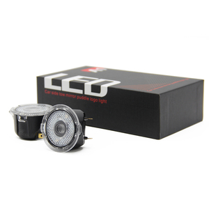 Projecteur LED ADT bleu vert rouge en verre avec logo OEM, éclairage latéral de voiture, lumière de courtoisie personnalisée pour rétroviseur de voiture - Product Image 6
