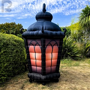 Enorme Linterna Inflable Personalizada, Modelo Realista <span class=keywords><strong>de</strong></span> Linterna Antigua, para Parques Encantados, Carnavales <span class=keywords><strong>de</strong></span> <span class=keywords><strong>Halloween</strong></span>, Inauguraciones, Decoración Festiva y Espeluznante - Product Image 1