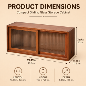 Custom Retro Solid Wood <b>Tea</b> Cup Storage Cabinet Japanese Cosmetics Desktop <b>Box</b> Dust-proof Figurine Display From Top Manufacturer - Product Image 2