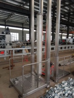 Plateforme élévatrice pneumatique automatique en acier inoxydable à succès – Équipement d'abattoir de bétail haute performance